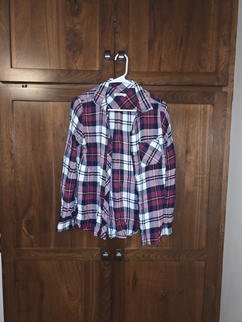Kenneth Cole Pink White Plaid Button-Down Shirt